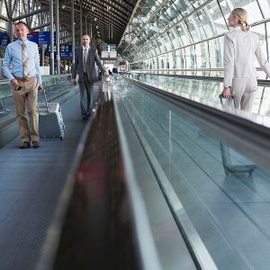 Airport Walking Escalator